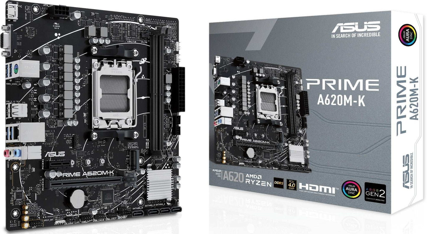ASUS PRIME A620M-K AMD AM5 Socket