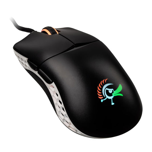 Ducky Feather Black & White Gaming Mouse