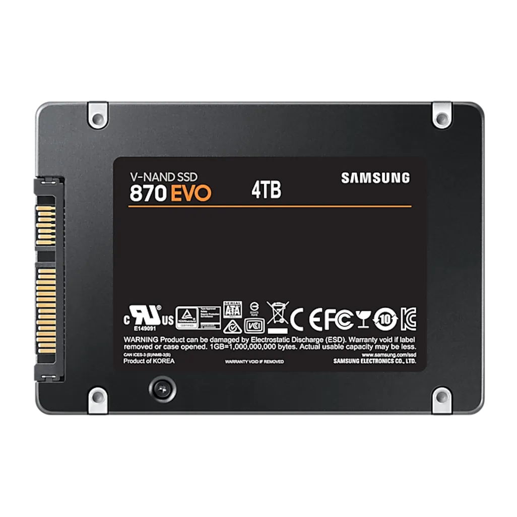 Samsung 870 EVO 4TB SATA SSD