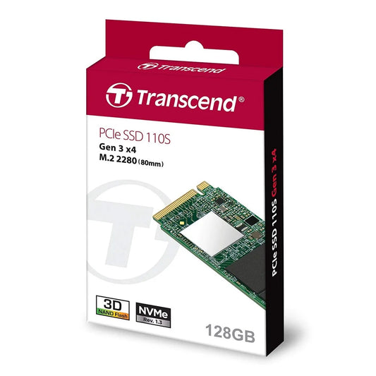 Transcend MTE110S 128GB M.2 2280 PCIe Gen3 x4 NVMe SSD